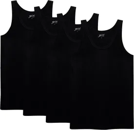 Brix Men's Tank Top Undershirts - 100% Cotton Multipack Tagless Shirts.