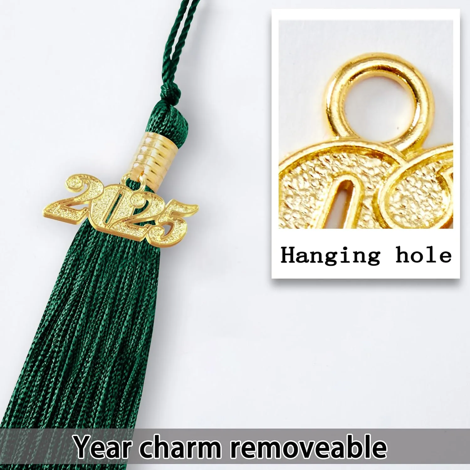 Preschool and Kindergarten Shiny Graduation Cap with 2025 Tassel Charm Rich in Color