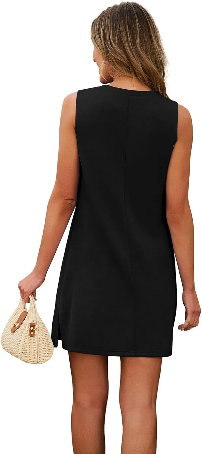 SAMPEEL Dresses for Women 2025 Casual Summer Sundresses Sleeveless Tank Dress Fashion Outfits