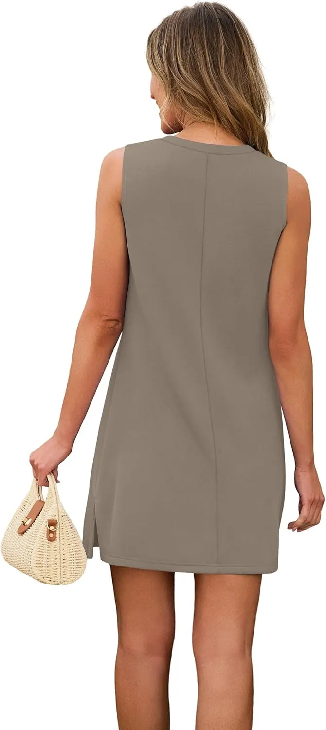 SAMPEEL Dresses for Women 2025 Casual Summer Sundresses Sleeveless Tank Dress Fashion Outfits